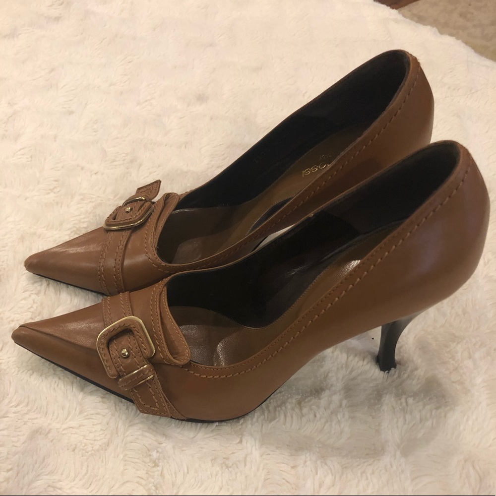 Brown Leather Sergio Rossi Pumps